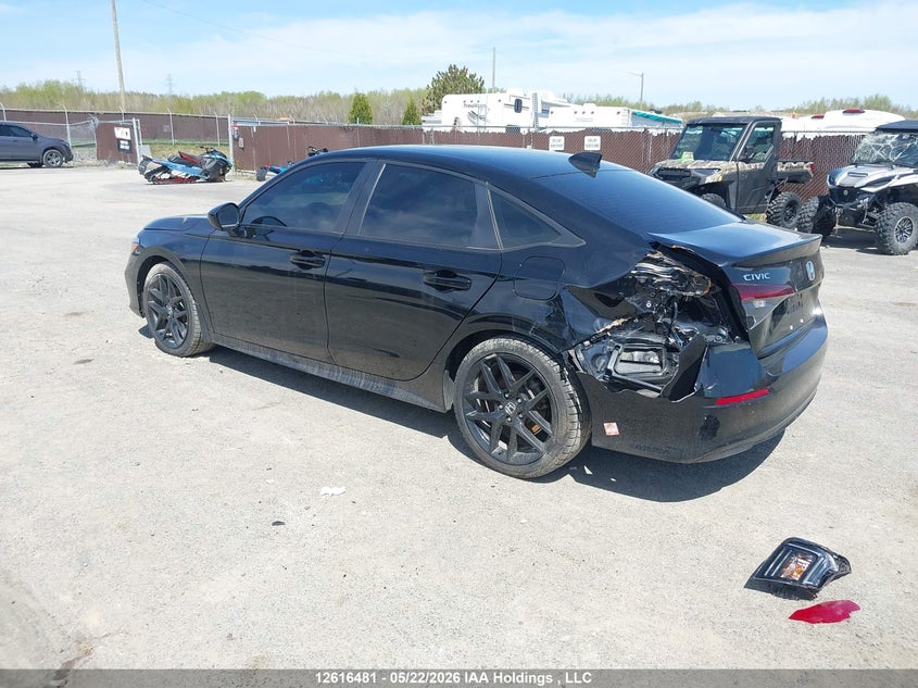 Vin: 2hgfe4f86sh006966, lot: 3015455, honda civic sport hybrid/sport touring hybrid 20253