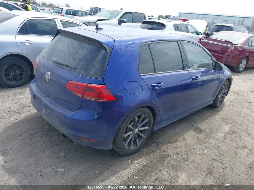 Vin: wvwwf7au6hw079024, lot: 3015575, volkswagen golf r 20174