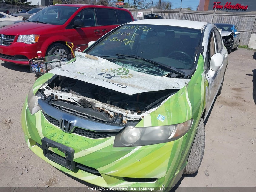 2009 Honda Civic, Front, IAAI, VIN JHMFA36249S800978 — photo 2