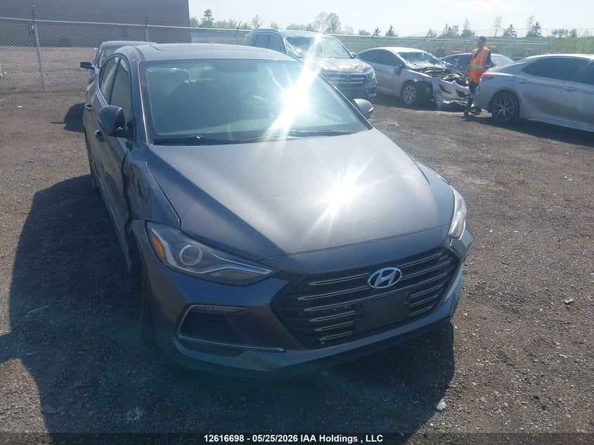 Vin: kmhd04lb2ju683184, lot: 3015681, hyundai elantra sport 2018 img_1