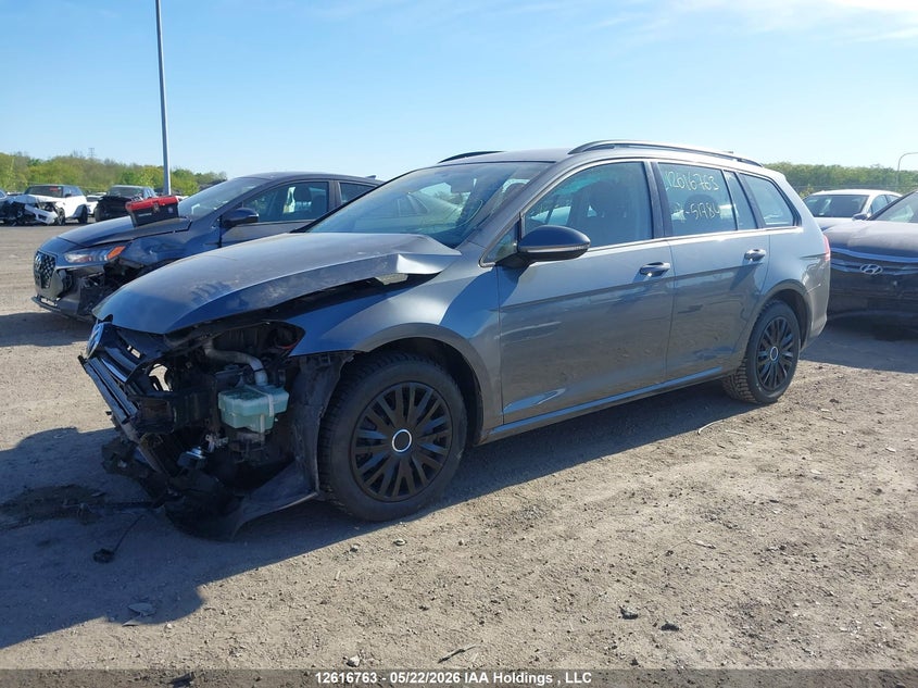 Vin: 3vwc17au4gm517844, lot: 3015748, volkswagen golf sportwagen s/se/sel/limited 20162