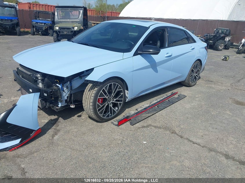 Vin: kmhlw4ak6pu017094, lot: 3015817, hyundai elantra n dct 20232