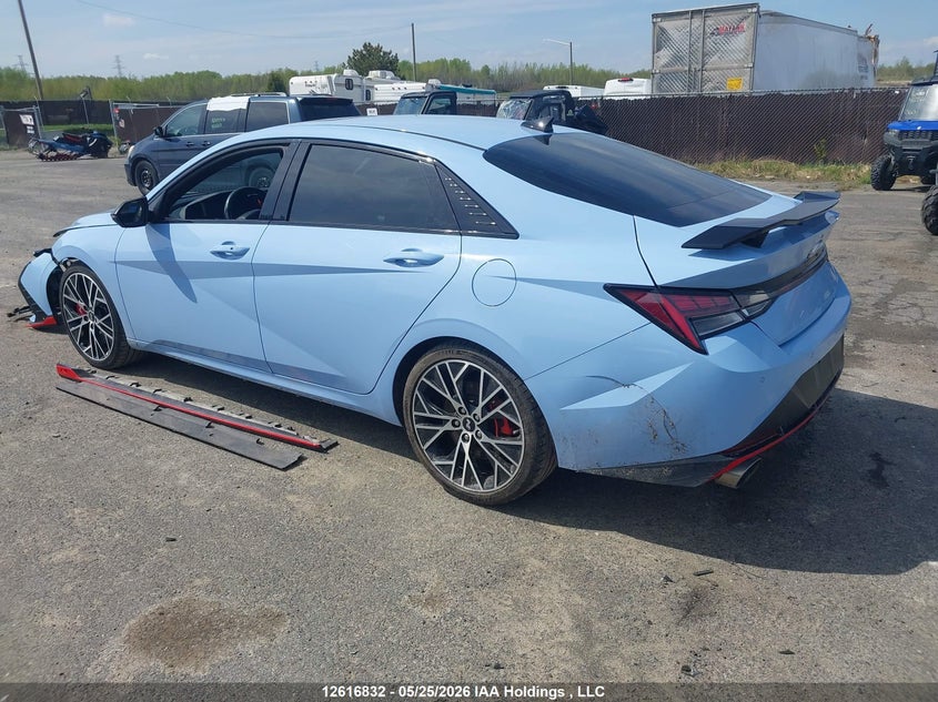 Vin: kmhlw4ak6pu017094, lot: 3015817, hyundai elantra n dct 20233