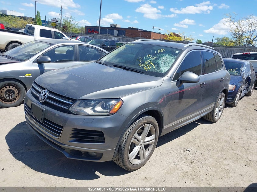 2014 Volkswagen Touareg Tdi VIN: WVGDP9BPXED014821 Lot: 12616851