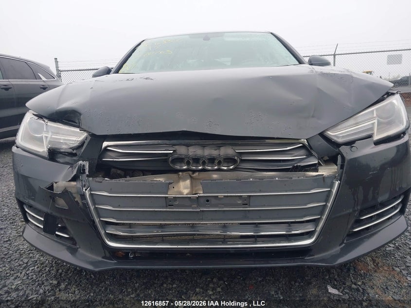 2017 AUDI A4 SEDAN 2.0L I-4 DI, DOHC, VVT, TURBO, 252HP