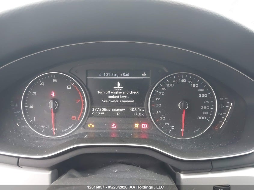 2017 AUDI A4 SEDAN 2.0L I-4 DI, DOHC, VVT, TURBO, 252HP