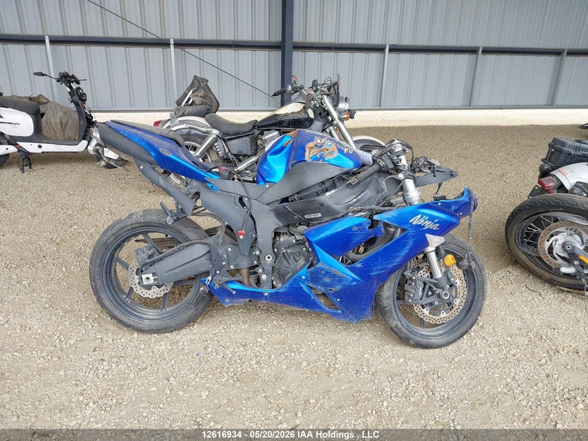 2008 Kawasaki Zx600 P VIN: JKAZX4P1X8A044449 Lot: 12616934