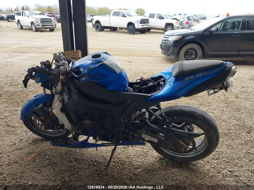2008 Kawasaki Zx600 P VIN: JKAZX4P1X8A044449 Lot: 12616934