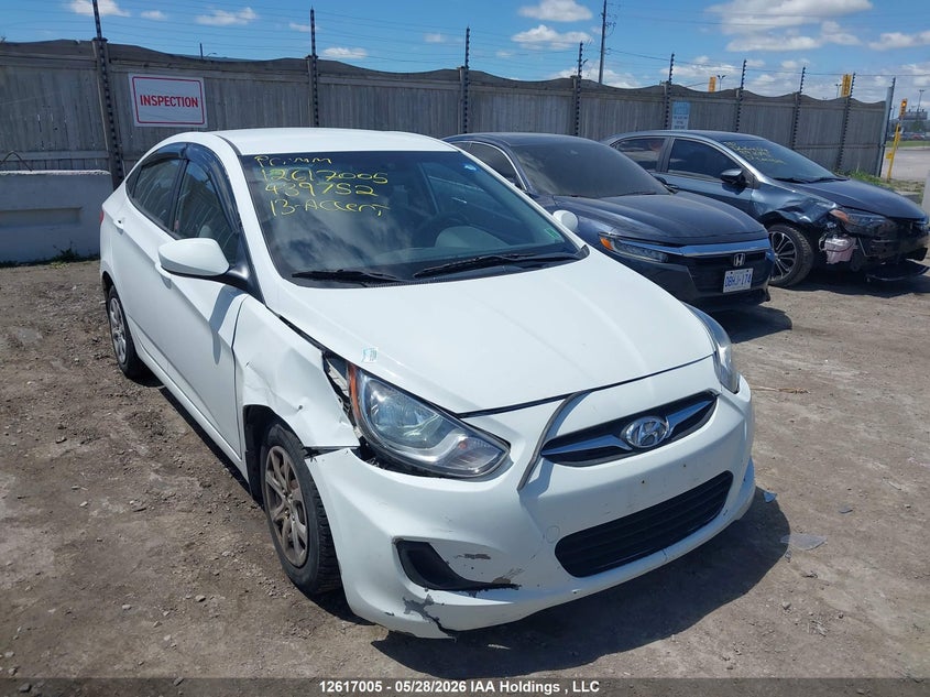 Vin: kmhct4ae4du439752, lot: 3016014, hyundai accent gl 2013 img_1