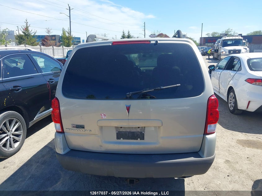 2008 Pontiac Montana Sv6 Uplevel VIN: 1GMDV33198D107685 Lot: 12617037