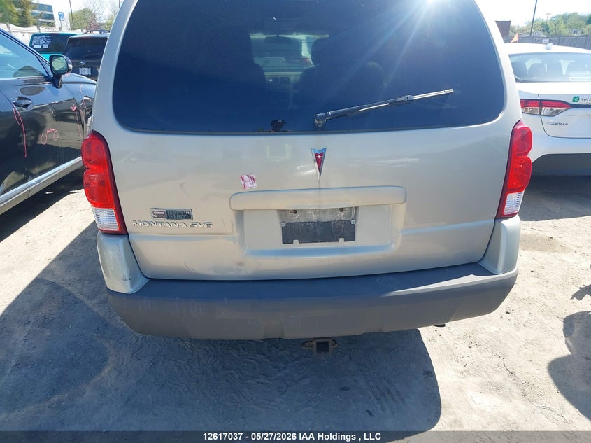 2008 Pontiac Montana Sv6 Uplevel VIN: 1GMDV33198D107685 Lot: 12617037