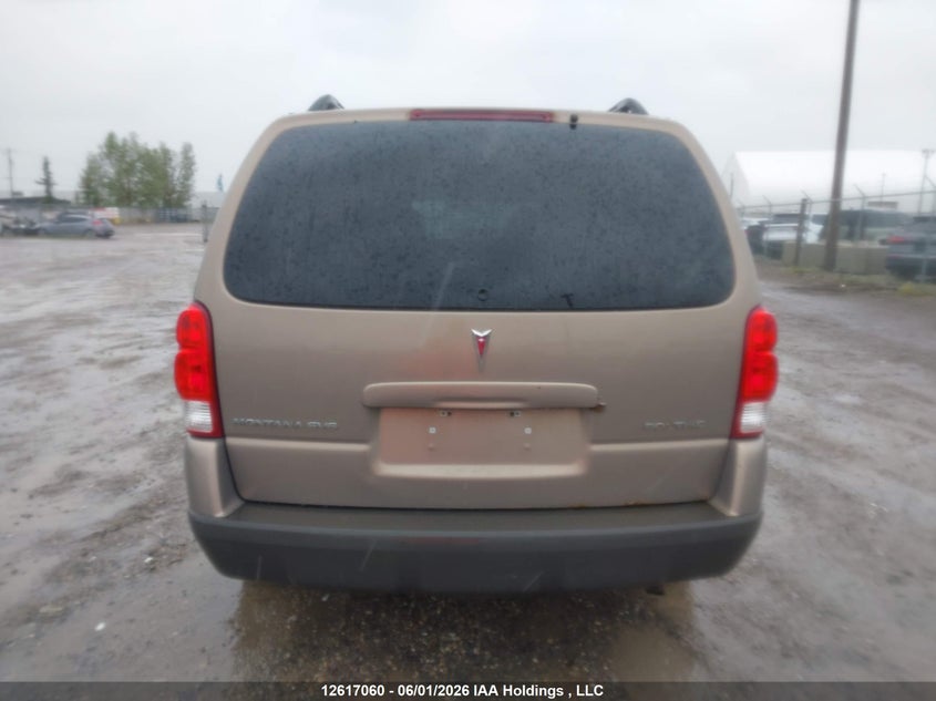 2006 Pontiac Montana Sv6 Sv6 VIN: 1GMDV23L36D195755 Lot: 12617060