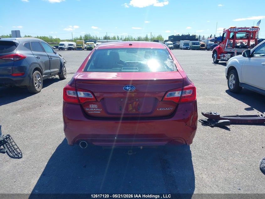 2016 Subaru Legacy 2.5I Limited VIN: 4S3BNCN62G3011602 Lot: 12617120