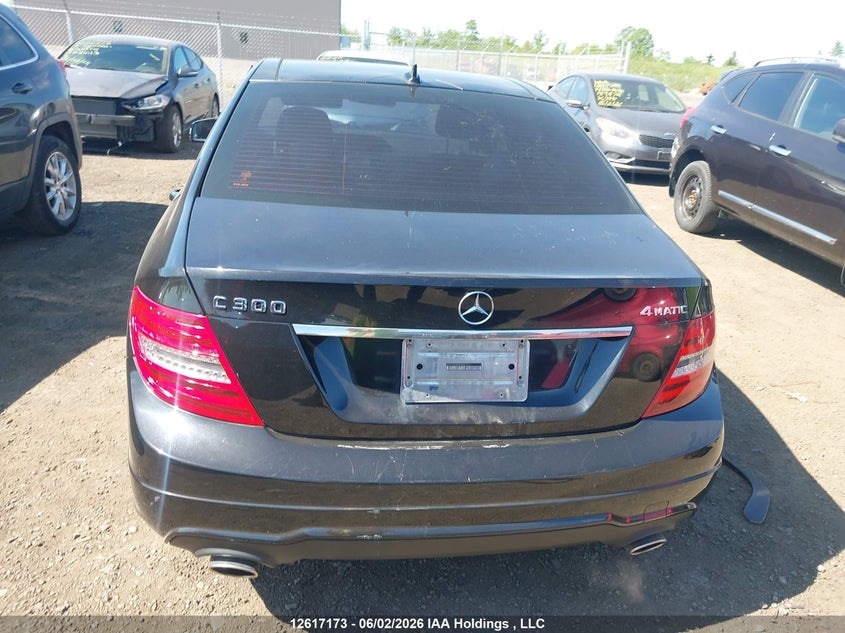 2014 Mercedes-Benz C 300 4Matic VIN: WDDGF8AB4EA965317 Lot: 12617173