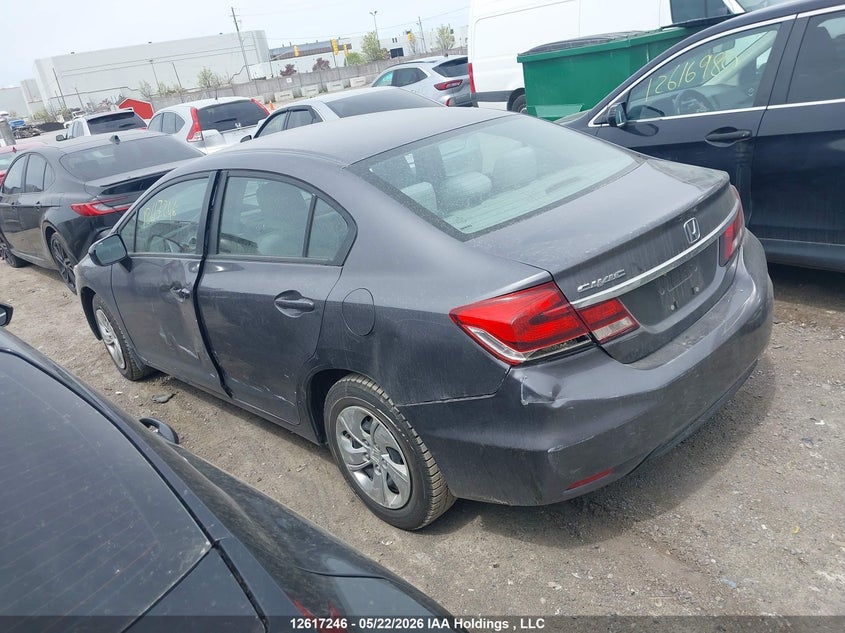 Vin: 2hgfb2f45eh038869, lot: 3016281, honda civic lx 20143