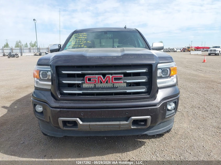 2014 Gmc SIERRA 5.3 K1500 Slt black Lot 111012617292 Vin 3GTU2VEC1EG230810