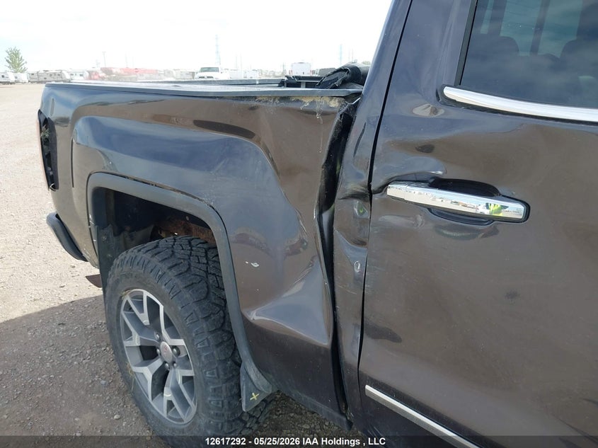 2014 Gmc SIERRA 5.3 K1500 Slt black Lot 111012617292 Vin 3GTU2VEC1EG230810