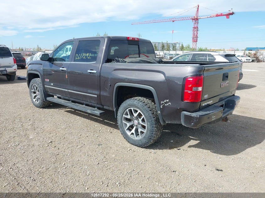 2014 Gmc SIERRA 5.3 K1500 Slt black Lot 111012617292 Vin 3GTU2VEC1EG230810
