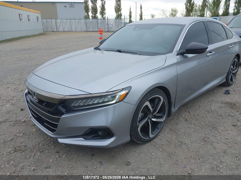 2022 Honda Accord Se, Rear, IAAI, VIN 1HGCV1F25NA800910 — photo 2