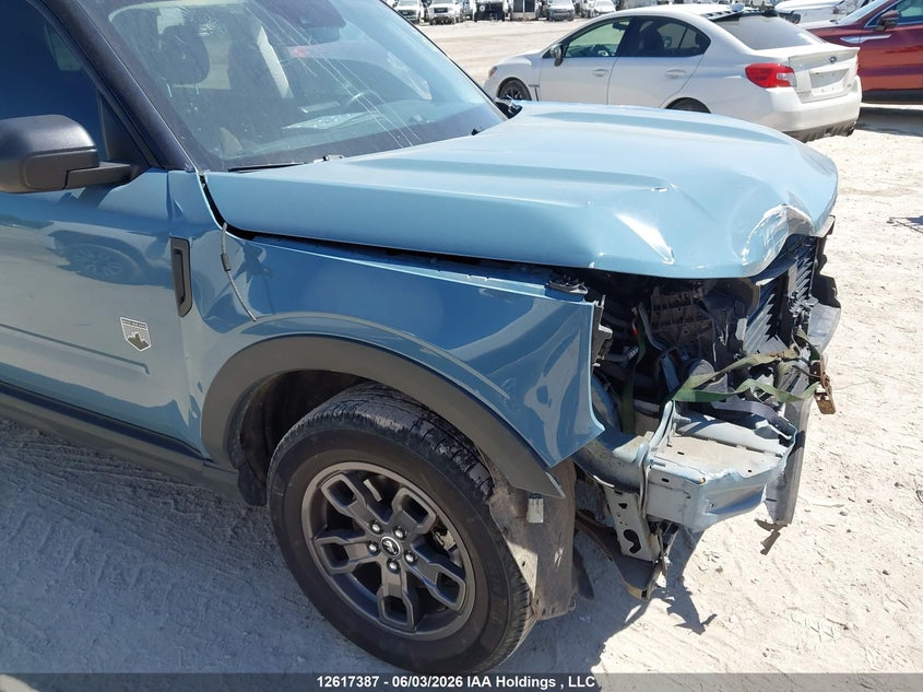 2021 Ford Bronco Sport Big Bend VIN: 3FMCR9B6XMRA47501 Lot: 12617387