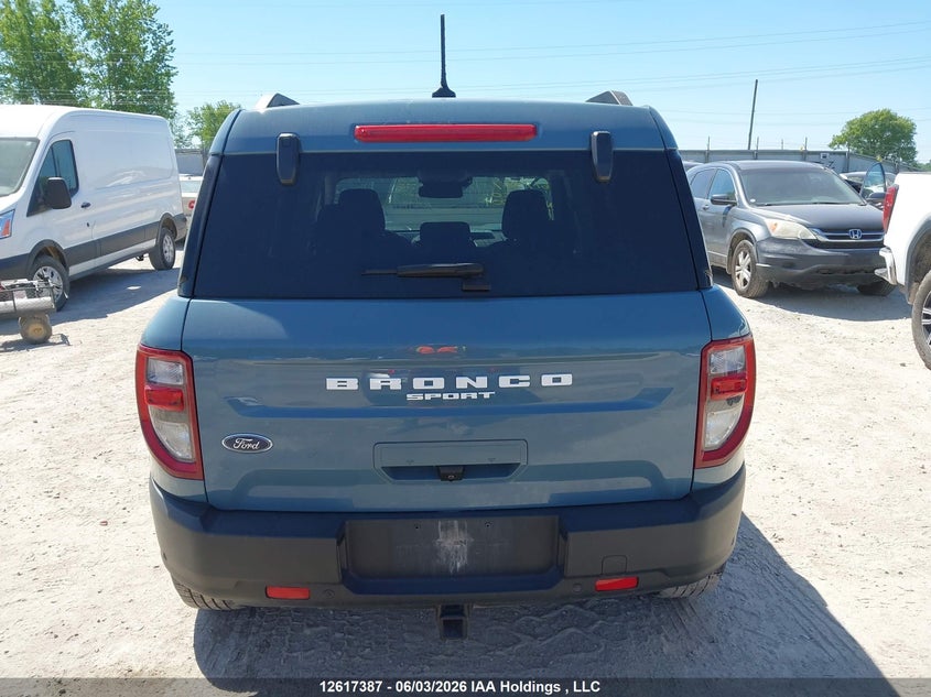 2021 Ford Bronco Sport Big Bend VIN: 3FMCR9B6XMRA47501 Lot: 12617387