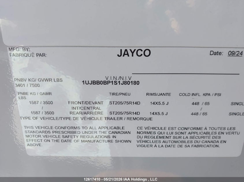 2025 OTHER JAYCO JAYCO TRAILER N/A