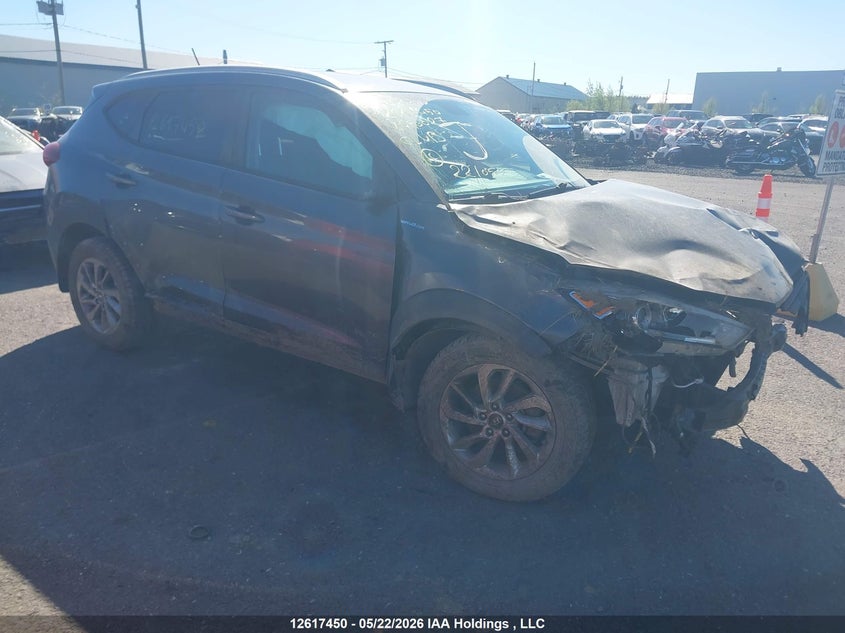 2017 Hyundai Tucson Limited/Sport And Eco/Se, Удар спереди, IAAI, VIN KM8J3CA43HU490027