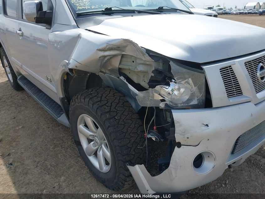 2008 Nissan Armada Se VIN: 5N1AA08CX8N600261 Lot: 12617472