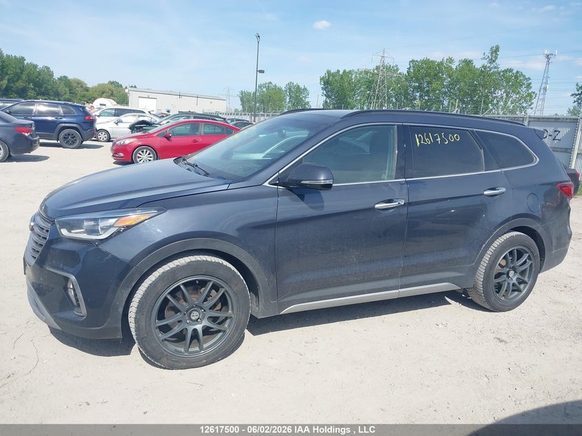 2017 Hyundai Santa Fe Se/Limited VIN: KM8SNDHFXHU186768 Lot: 12617500