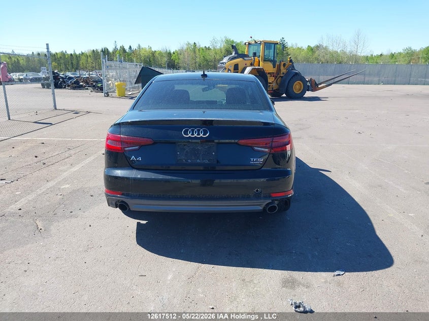 2018 Audi A4 Komfort VIN: WAUANAF48JA161968 Lot: 12617512