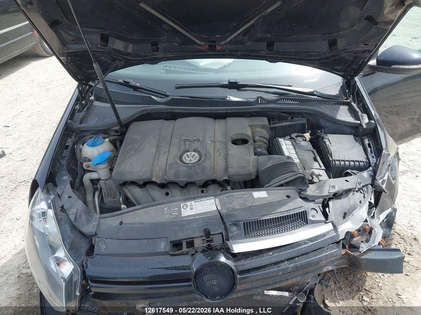 2011 VOLKSWAGEN GOLF HATCHBACK 2.5L I-5 DOHC, VVT, 170HP