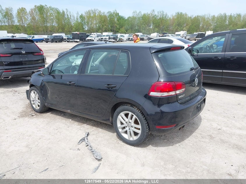 2011 VOLKSWAGEN GOLF HATCHBACK 2.5L I-5 DOHC, VVT, 170HP