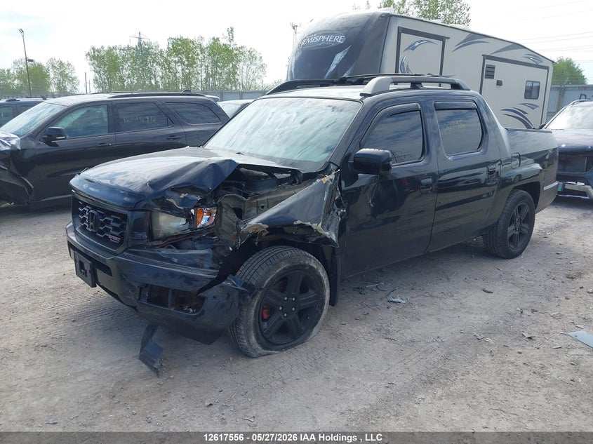 2012 Honda Ridgeline 3.5 Sport Black Lot 111012617556 Vin 5FPYK1F74CB551293
