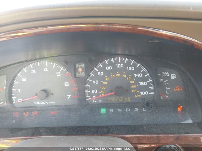 2000 Toyota 4Runner Limited VIN: JT3HN87R1Y0305188 Lot: 12617587