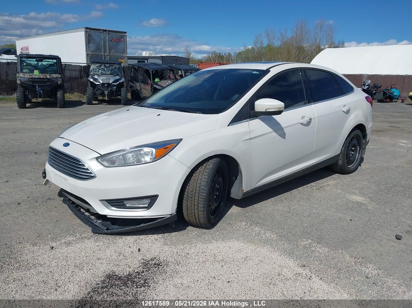 Vin: 1fadp3j26jl213233, lot: 3016649, ford focus titanium 20182