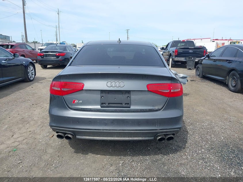 2015 Audi S4 Premium Plus VIN: WAUBGCFL1FA129954 Lot: 12617597