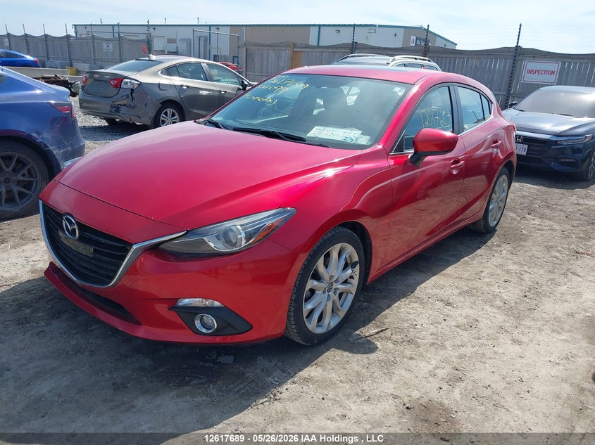 Vin: jm1bm1m33e1104099, lot: 3016760, mazda mazda3 gt-sky 20142