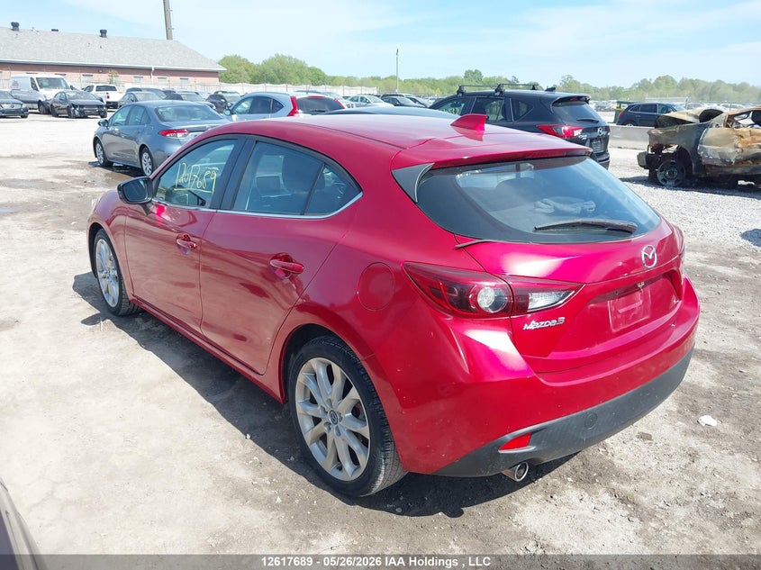 Vin: jm1bm1m33e1104099, lot: 3016760, mazda mazda3 gt-sky 20143