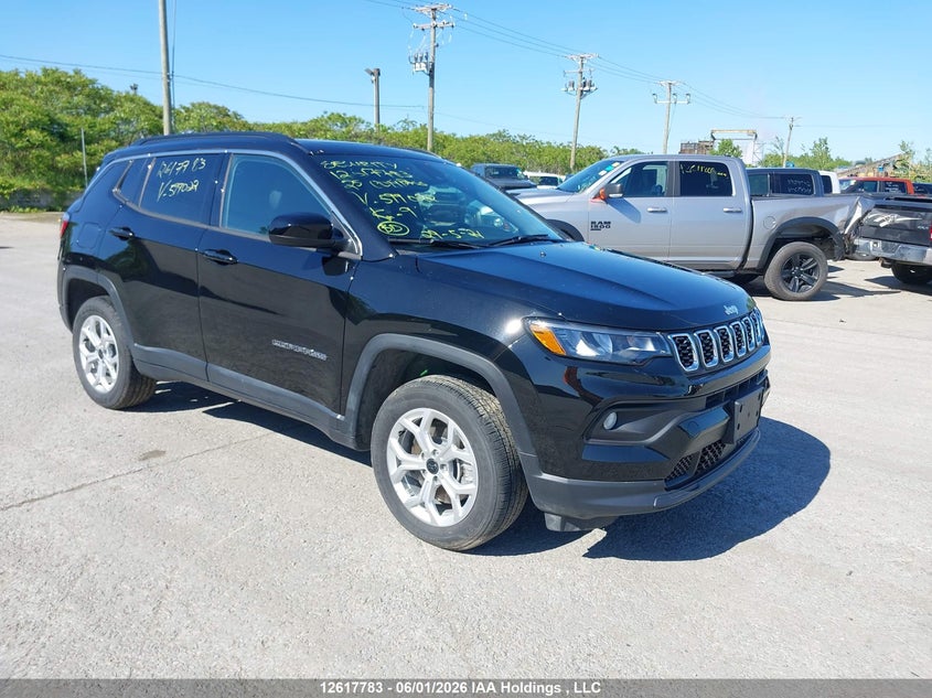 Vin: 3c4njdbn9st599022, lot: 3016860, jeep compass north 2025 img_1