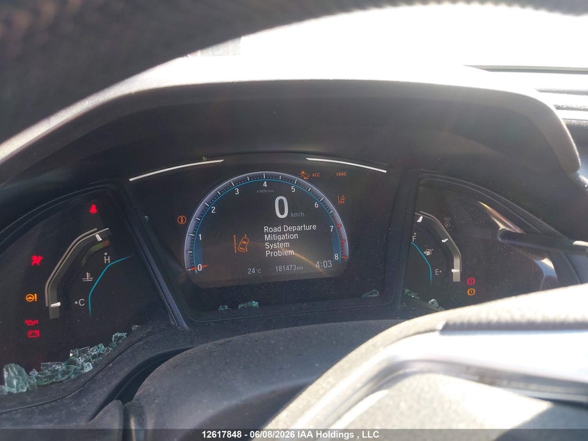 2019 HONDA CIVIC SEDAN 2.0L I-4 DOHC, VVT, 158HP