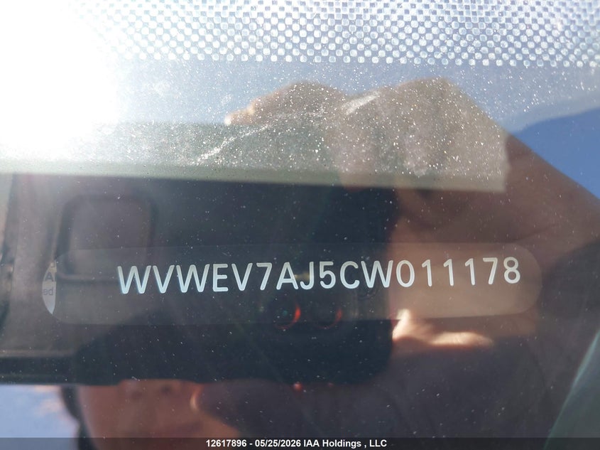 2012 Volkswagen Golf Gti 3-Door VIN: WVWEV7AJ5CW011178 Lot: 12617896