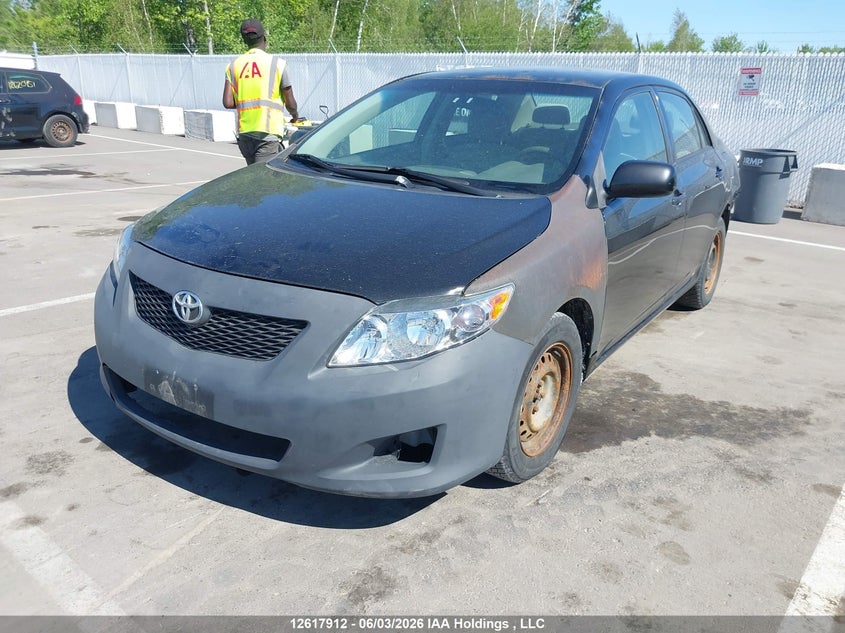 2010 Toyota Corolla, Rear, IAAI, VIN JTDBU4EE7AJ069823 — photo 2