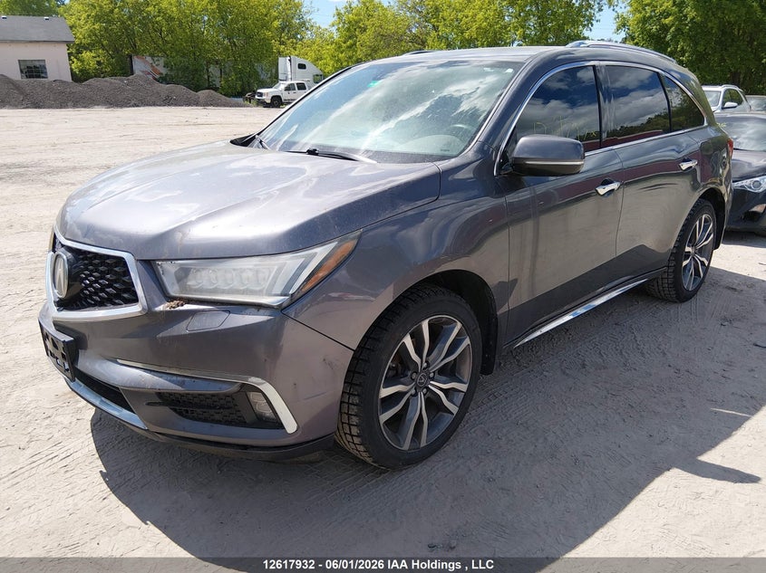 2019 Acura MDX, Удар спереду, IAAI, VIN 5J8YD4H86KL804198 — фото 2