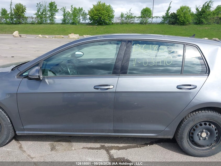 2019 Volkswagen Golf S/Se VIN: 3VWG57AU2KM034190 Lot: 12618001