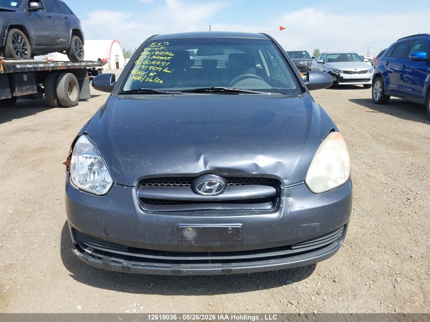 2007 Hyundai Accent Gs/Sr VIN: KMHCN35C67U008251 Lot: 12618036