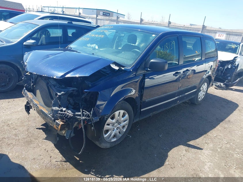 2017 Dodge Caravan 3.6 Grand Se blue Lot 111012618139 Vin 2C4RDGBG1HR651220