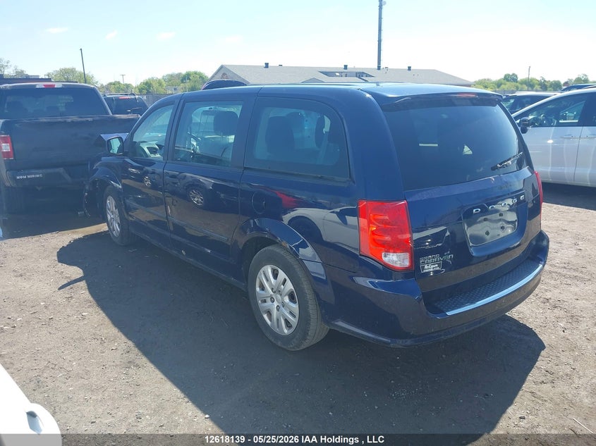 2017 Dodge Caravan 3.6 Grand Se blue Lot 111012618139 Vin 2C4RDGBG1HR651220