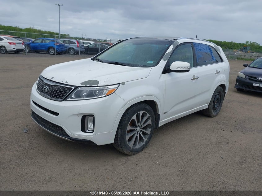 Vin: 5xykwda70eg466412, lot: 3017242, kia sorento 20142