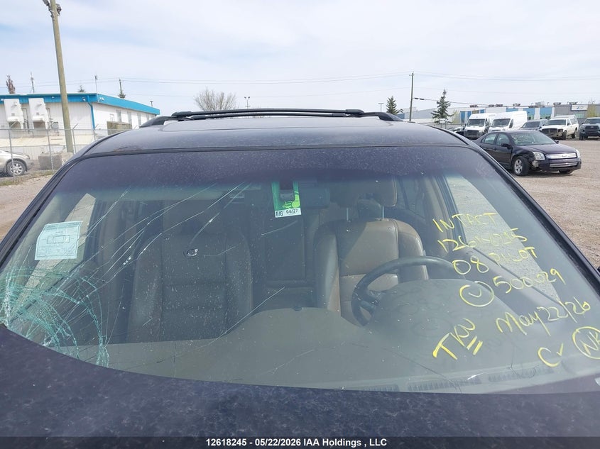 2008 Honda Pilot Exl VIN: 5FNYF18688B500629 Lot: 12618245