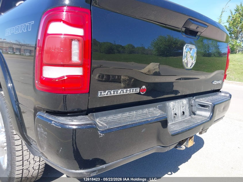 2022 Ram 2500 6.7 Laramie Black Lot 111012618423 Vin 3C6UR5FL5NG168331